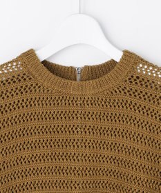 自由区 【カトリエムブーケ】Tricot en cupro バックジッププルオーバー