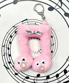 WEGO るんるん音符モンスターぬいぐるみキーホルダー