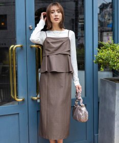 ANY SIS ビスチェワンピース × カットソー セット