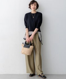 23区 【見上愛さん着用】キュプラコットン プルオーバー ニット