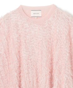 BEIGE， 【洗える】LYCORIS / カットジャカードプルオーバーニット