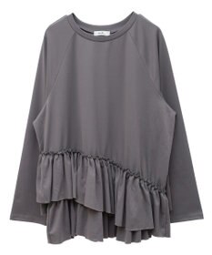 earth music&ecology フリルヘムプルオーバー