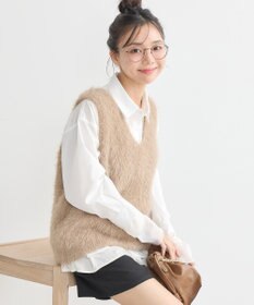 earth music&ecology シャギーベスト