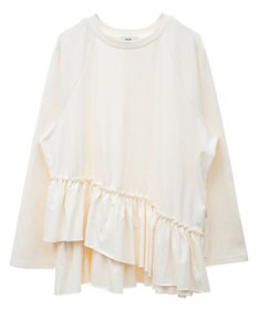 earth music&ecology フリルヘムプルオーバー