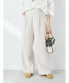 earth music&ecology タックワイドパンツ