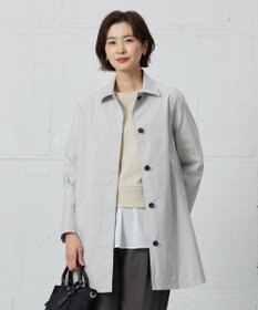 J.PRESS LADIES S 【洗える・撥水】ポリアーティローザ シングル トレンチコート