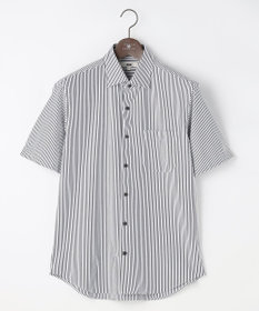 JOSEPH ABBOUD 【ジャージー素材・ストレッチ・イージーケア】コンパクトジャージーストライプシャツ