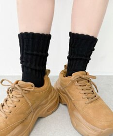 WEGO サポート付きボリューム無地リブソックス