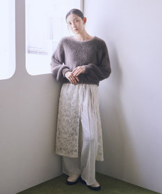 earth music&ecology Ｗフェイスシャギープルオーバー