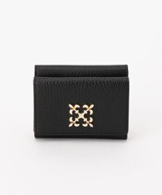 russet 《soeru》モノグラムプレート三つ折りウォレット(SO-397)