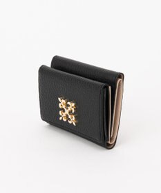 russet 《soeru》モノグラムプレート三つ折りウォレット(SO-397)