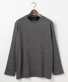 JOSEPH ABBOUD 【キングサイズ・オリジナルオーガニックコットン使用/サスティナブル/伸縮/保形性】JOE COTTON ワッフル クルーネックＴシャツ