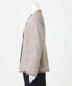 23区 【エステータ】リネンミックスツイード ジャケット