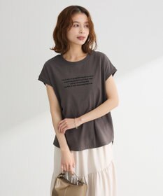 Green Parks ・ｓｗｉｎｇ　ｂｙ　フレンチスリーブ刺繍ＴＥＥ