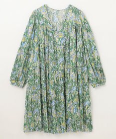 GRACE CONTINENTAL フラワープリントティアードミニワンピース