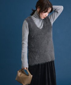 Green Parks ・Ｐｅｔｉｔ　Ｆｌｅｕｒ　シャギーニットベスト