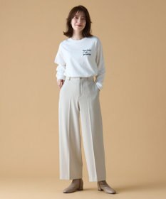 ANY 【ウエストゴム/リントラク加工/裏起毛/ストレッチ】シークレットウォーム　ワイドパンツ