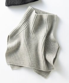 23区 【洗える】カシミヤブレンド ニット ネックウォーマー