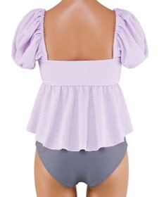 San-ai Resort（三愛水着楽園） 【SALE】パフスリーブビキニ　9M　【San-ai Resort（サンアイリゾート）】