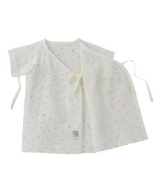 MIKI HOUSE HOT BISCUITS 【50-60cm】 メッシュ素材 総柄短肌着