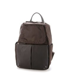 Y'SACCS NEWナイロン×レザーコンビシリーズ　前ポケットミニリュックサック