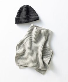 23区 【洗える】カシミヤブレンド ニット ネックウォーマー