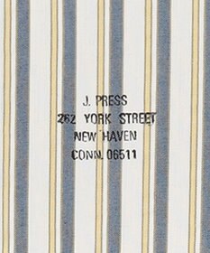 J.PRESS MEN 【クールマックス】サッカーマルチストライプ バンドカラーシャツ