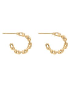 blancotokyo 【金属アレルギー対応】チェーンフープピアス GIUSTIZIA pierce