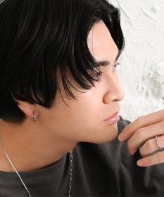 blancotokyo 【金属アレルギー対応】チェーンフープピアス GIUSTIZIA pierce