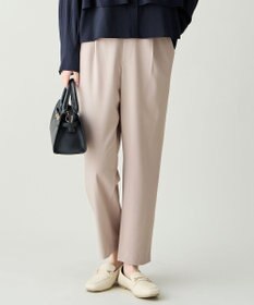 ANY L イージーケアライトストレッチテーパードパンツ