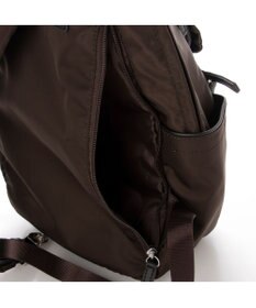 Y'SACCS NEWナイロン×レザーコンビシリーズ　前ポケットミニリュックサック