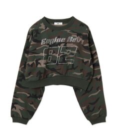 WEGO ラインストーンプルオーバースウェット