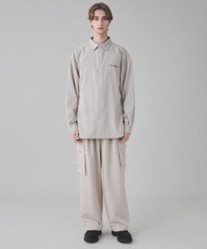 WEGO 【ユニセックス着用ITEM】フィブリルワンポイントBIGシャツ（長袖）