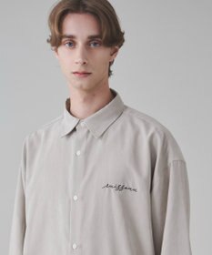 WEGO 【ユニセックス着用ITEM】フィブリルワンポイントBIGシャツ（長袖）