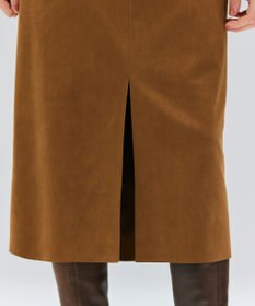 BEIGE， CISCO / フェイクスエードIラインスカート