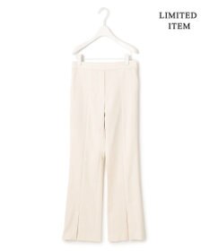 ICB 【WEB限定・洗える】キュプラハイパワーストレッチ セミフレアパンツ