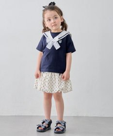 ANY KIDS 【綿100%/接触冷感】ひんやり 2WAY セーラーTシャツ