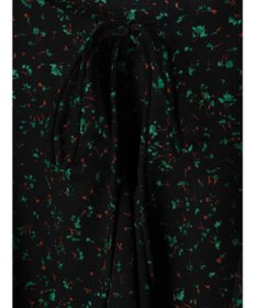 Green Parks 柄アソートラッフル衿ブラウス