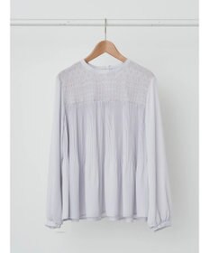 earth music&ecology レースプリーツブラウス