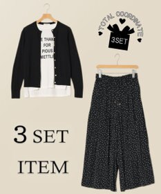 ONWARD Reuse Park 3セット商品/サイズ2【any FAM】ニット春夏×カットソー春夏×パンツ春夏