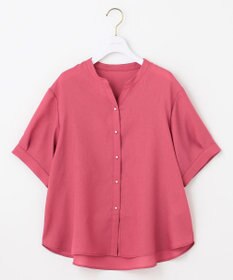 ANY SIS 【接触冷感・UVカット・速乾】スムージーポリエステル 2WAY ブラウス