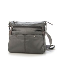 LA BAGAGERIE フロントポケット　スクエアナイロンショルダー　Sサイズ