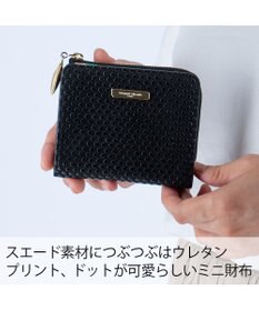 tsumori chisato CARRY つぶつぶドットプリント 2つ折り財布 ミニ財布