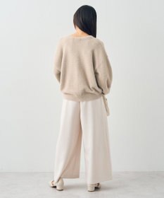 earth music&ecology ミニラメシャギーカーディガン