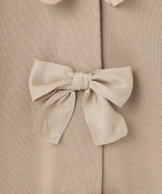 自由区 【カトリエムブーケ】Detail du ruban リボンディティールカーディガン