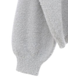 earth music&ecology ミニラメシャギーカーディガン