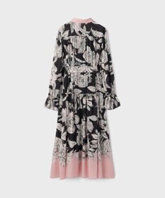 GRACE CONTINENTAL ボタニカルドレープワンピース