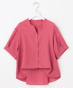 ANY SIS 【接触冷感・UVカット・速乾】スムージーポリエステル 2WAY ブラウス