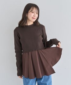 Green Parks ・ＥＬＥＮＣＡＲＥ　ＤＵＥ　ハイブリットハイネックニット