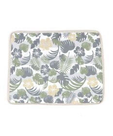 PET PARADISE 犬 春夏 クール 接触冷感 マット (44×35cm) ボタニカル柄 ジェルマット